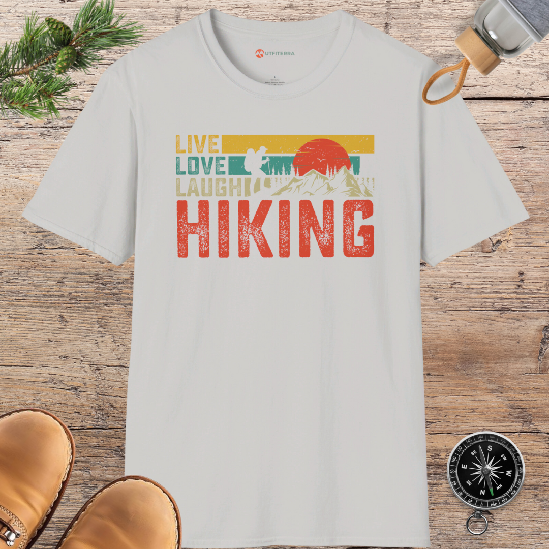 Live Love Laugh Hiking T-shirt