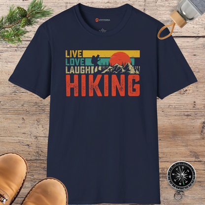 Live Love Laugh Hiking T-shirt