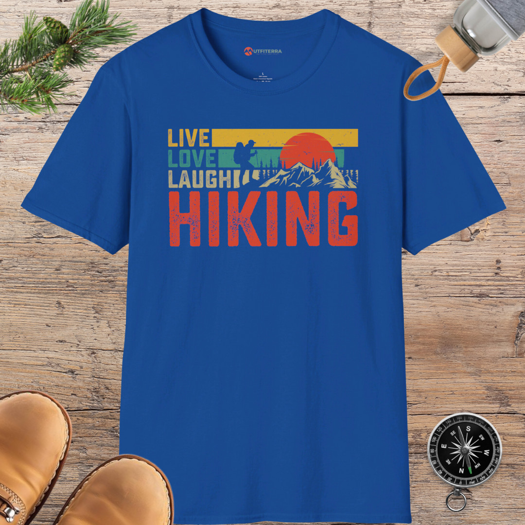 Live Love Laugh Hiking T-shirt