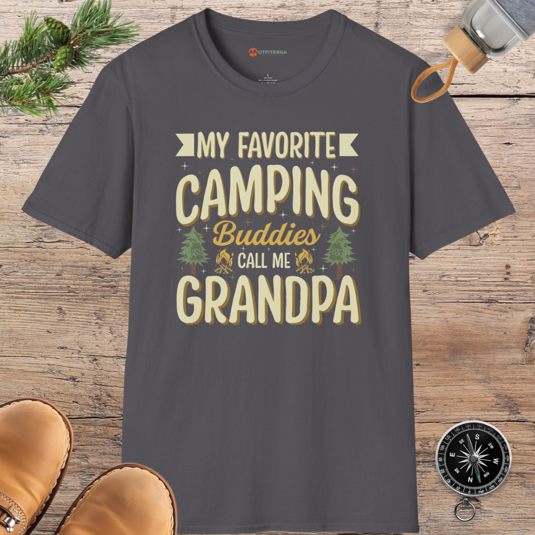 Grandpa's Camping Buddies T-shirt