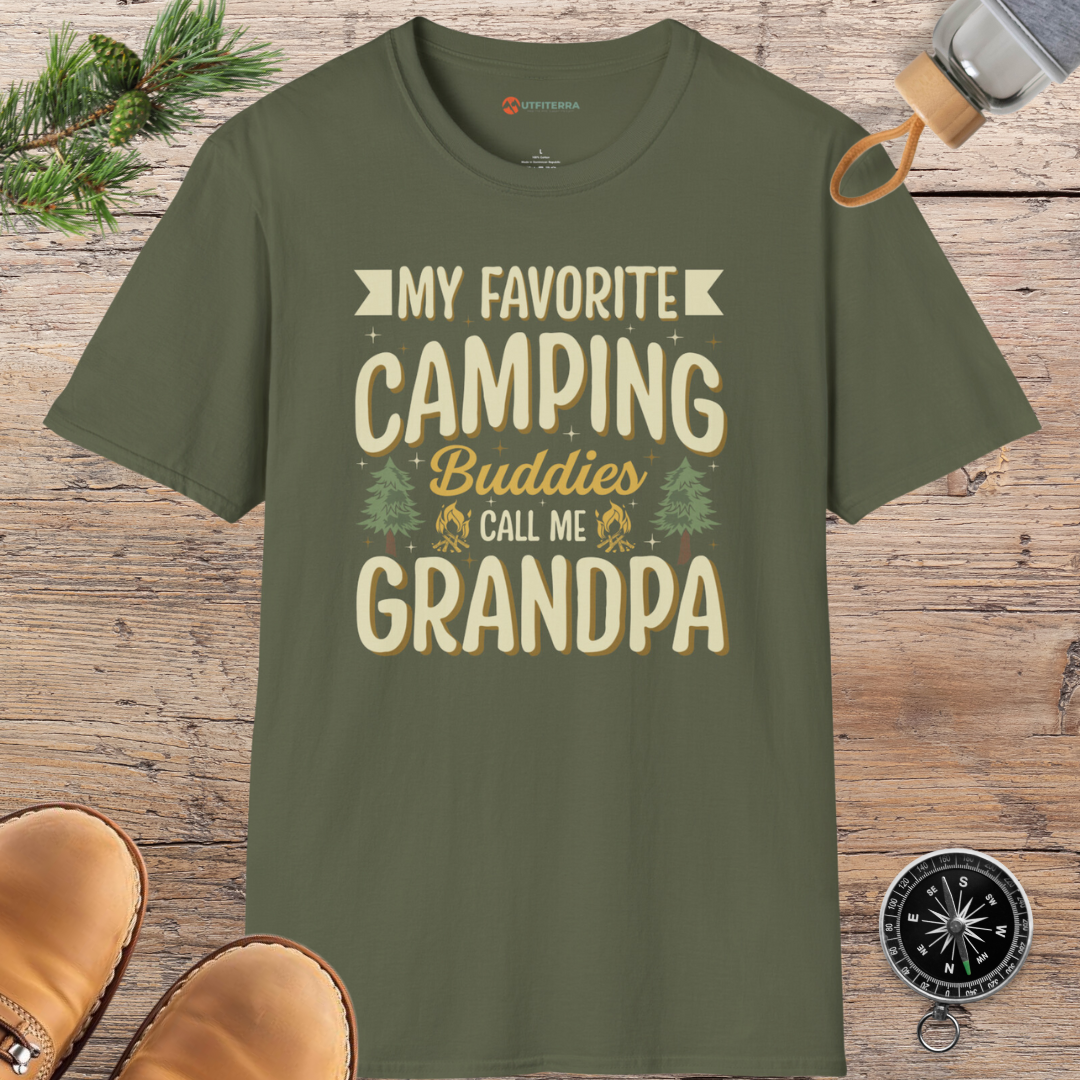 Grandpa's Camping Buddies T-shirt