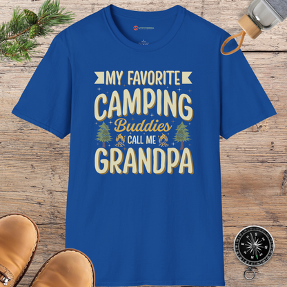 Grandpa's Camping Buddies T-shirt