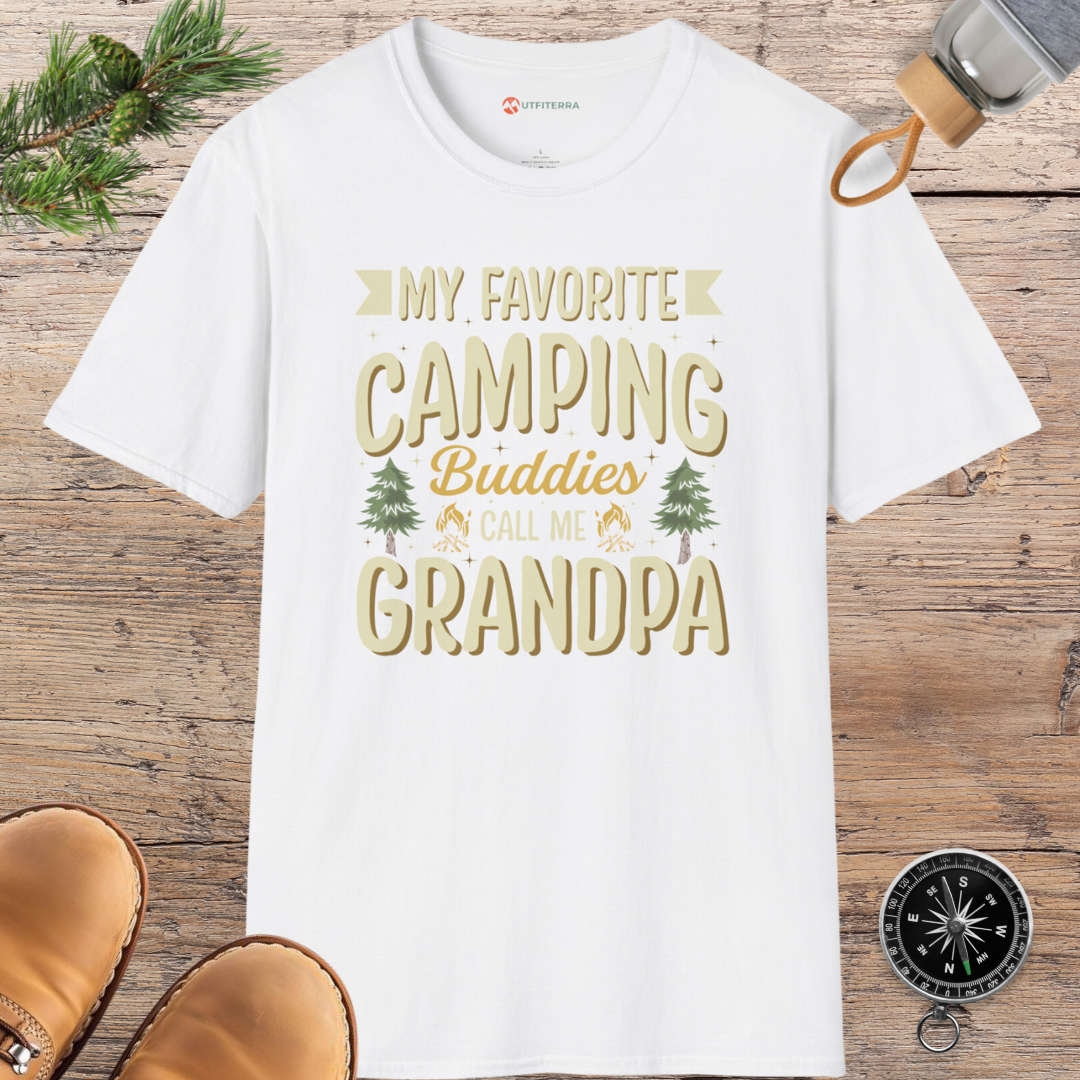 Grandpa's Camping Buddies T-shirt