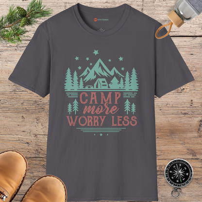 Camp More, Worry Less Vintage  T-shirt