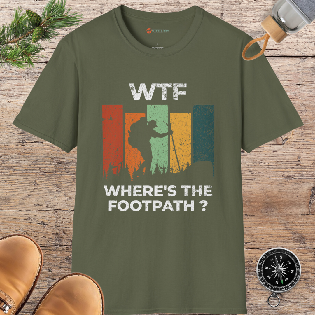 WTF-Where's the Footpath T-shirt