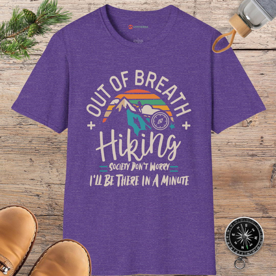 Out of Breath Hiking Club T-shirt