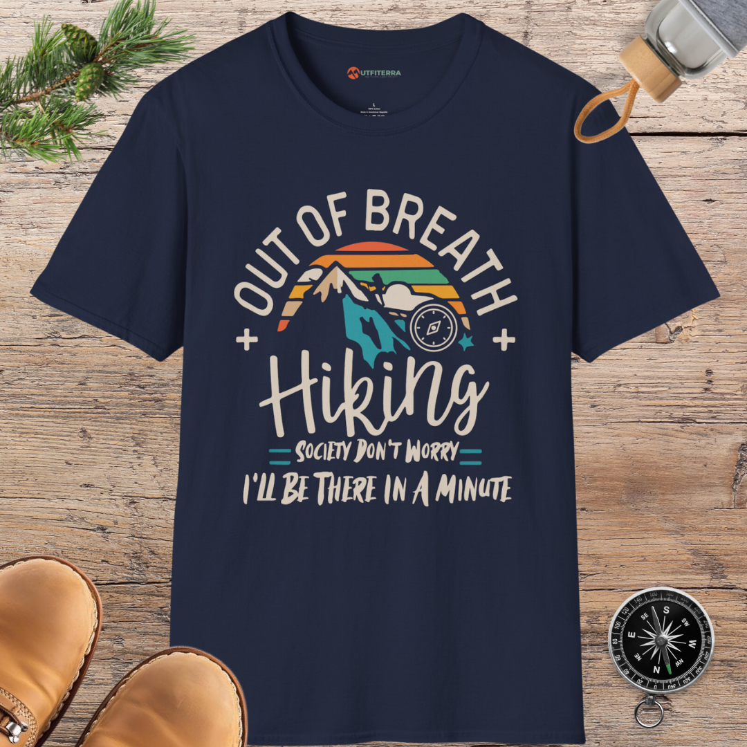 Out of Breath Hiking Club T-shirt