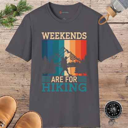 Weekends Are for Hiking Retro T-shirt