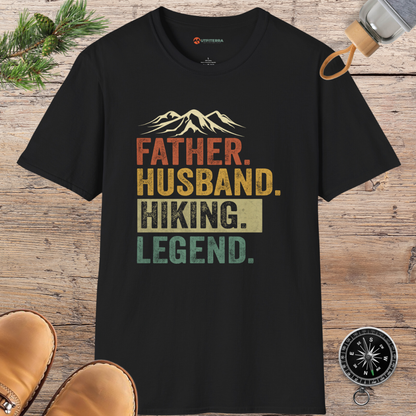 Father Husband Hiking Legend T-shirt