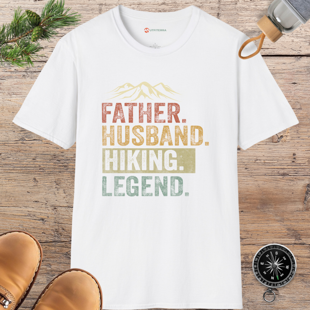 Father Husband Hiking Legend T-shirt