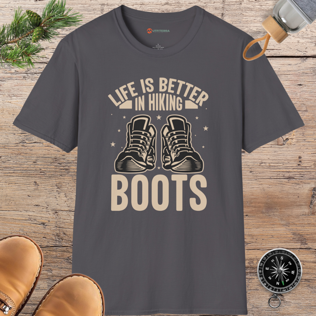 Life in Hiking Boots T-shirt