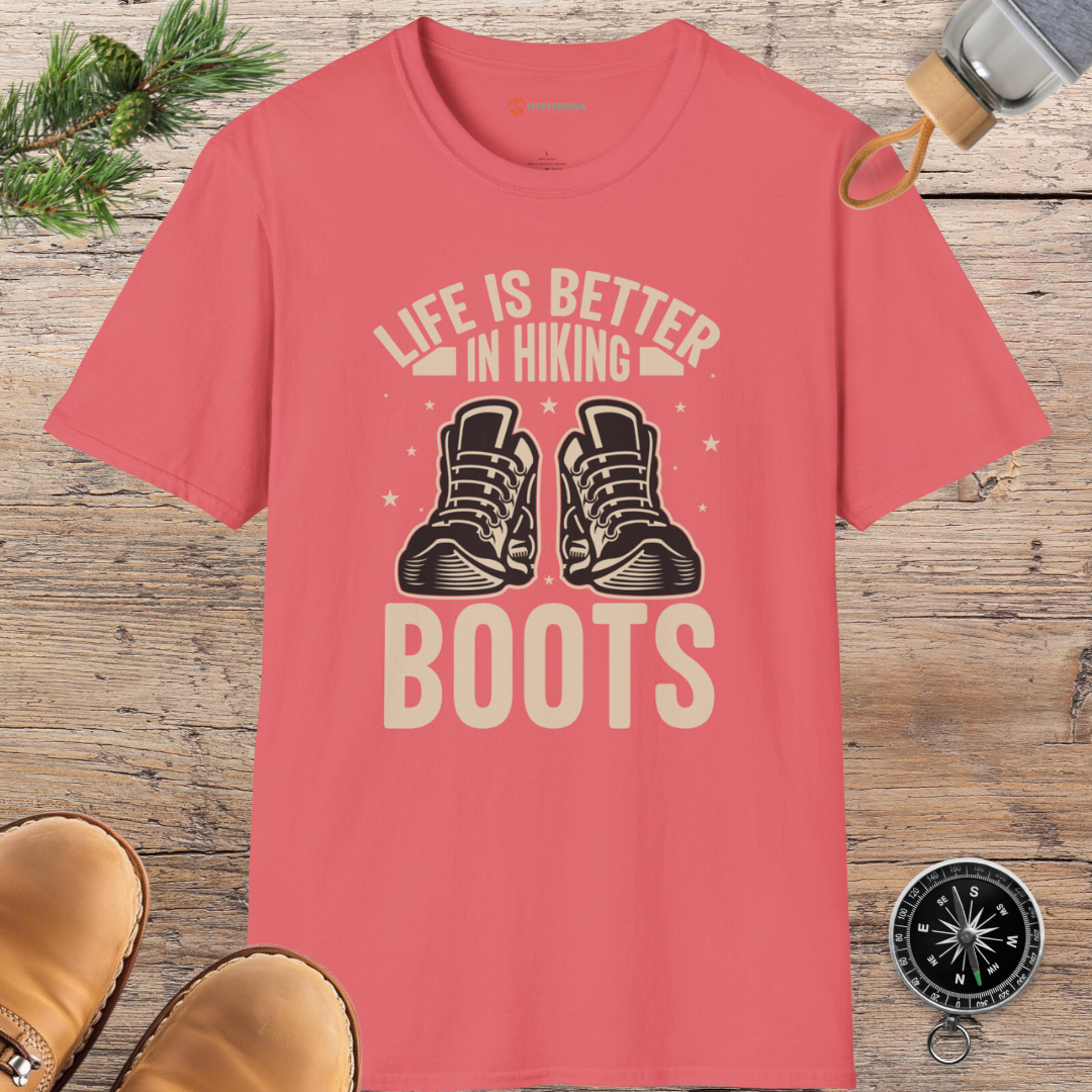 Life in Hiking Boots T-shirt