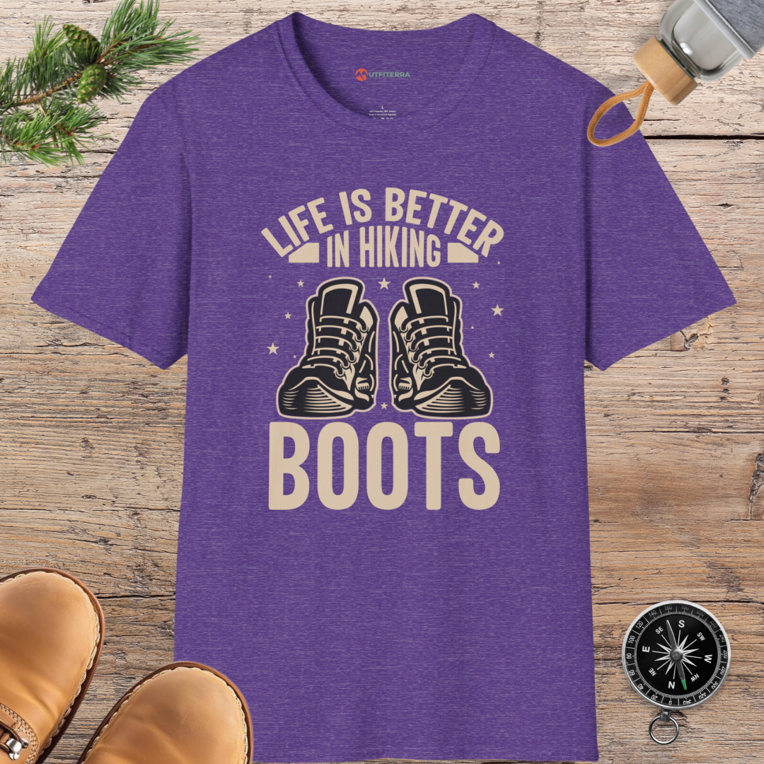 Life in Hiking Boots T-shirt