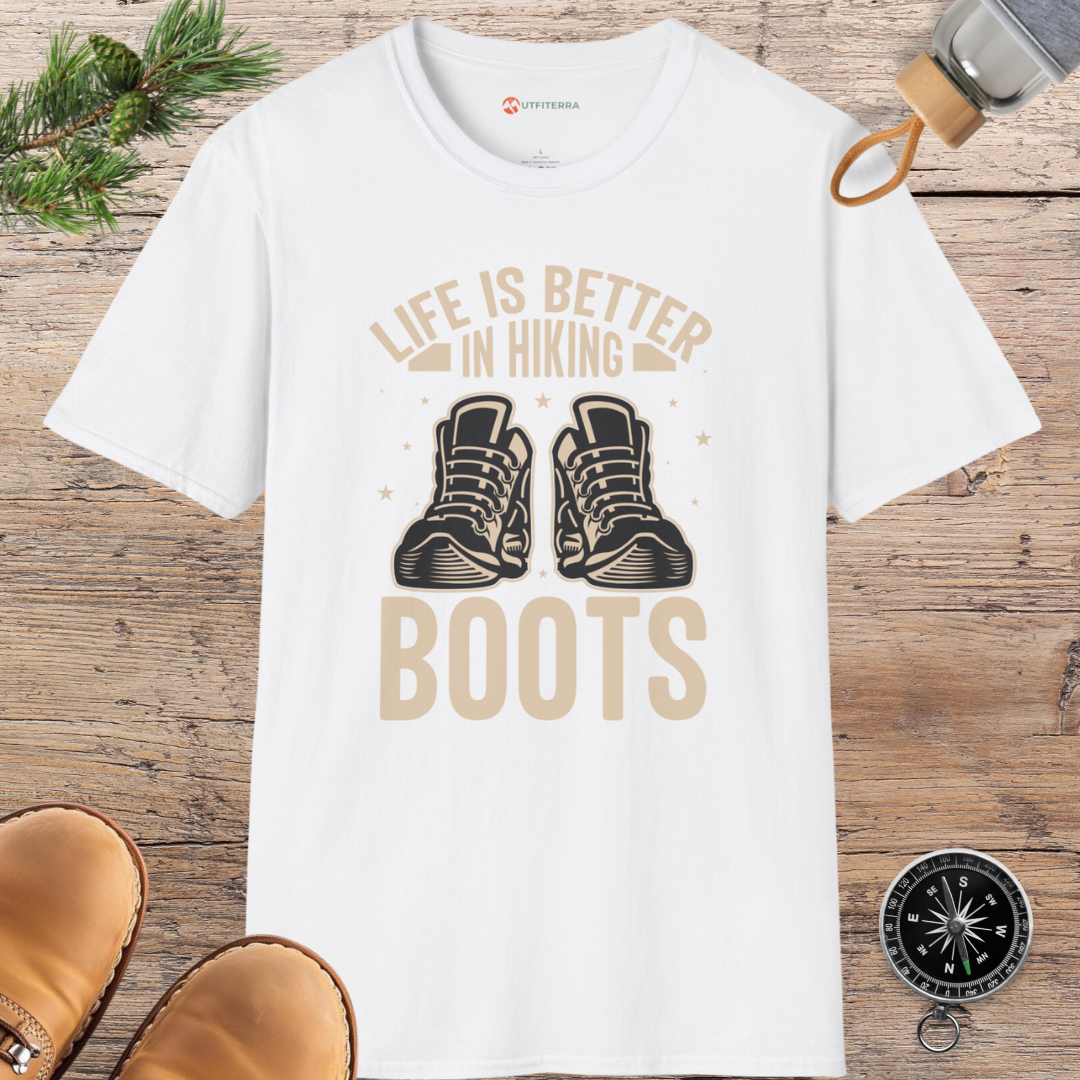 Life in Hiking Boots T-shirt