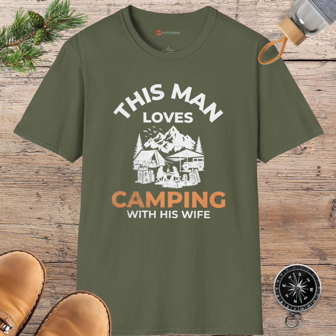 Camping with My Wife T-shirt