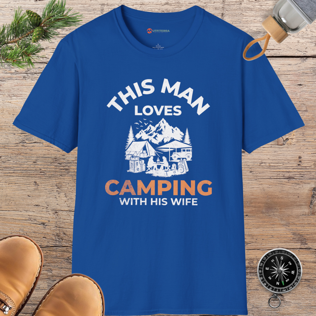 Camping with My Wife T-shirt