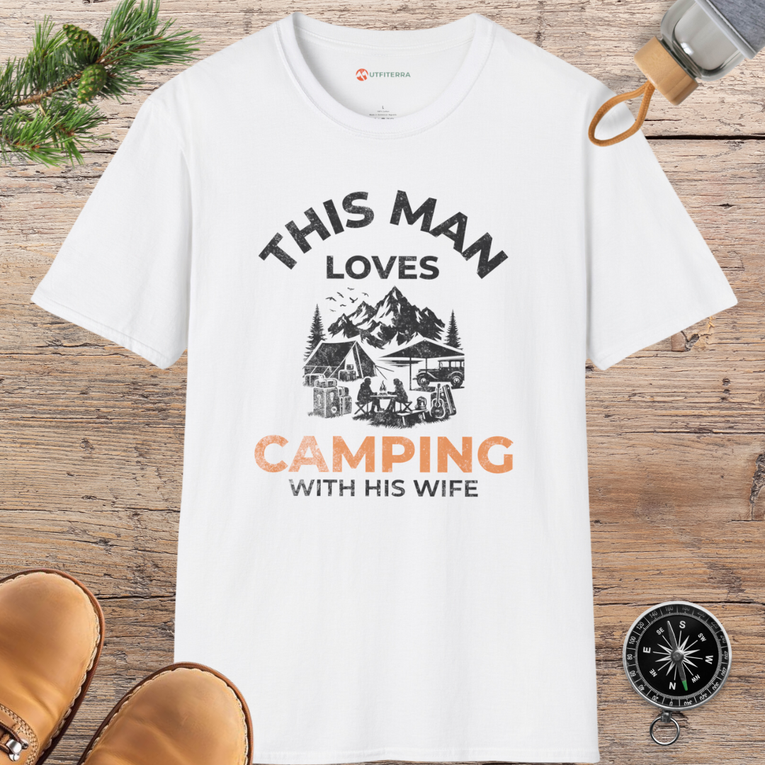 Camping with My Wife T-shirt