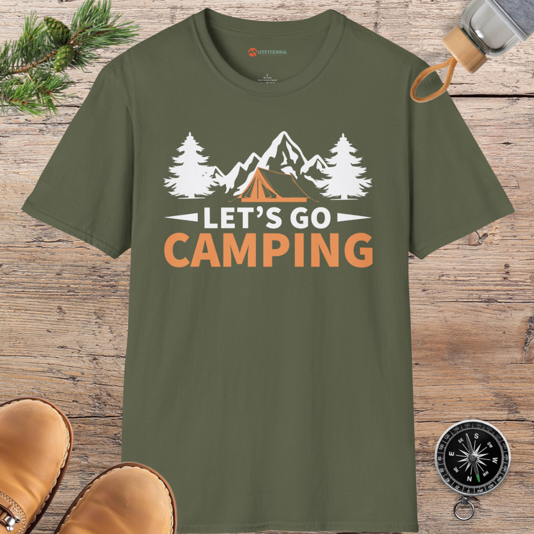 Let's Go Camping Adventure T-shirt